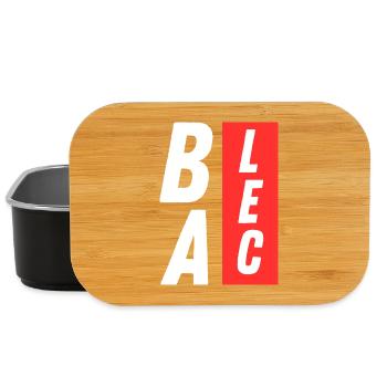 (Je M'EN) BALEC, humour décontracté - Boîte à goûter - noir - Devant