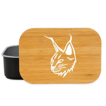 Porträt des weißen Luchses - Lunch Box - Schwarz - Vorne