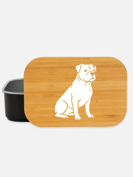 Hund Hunde vektor art design - Lunch Box - Schwarz