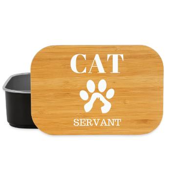 Serviteur Patte de Chat - Boîte à goûter - noir - Devant