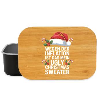 Inflation trifft Ugly Christmas Sweater - Lunch Box - Schwarz - Vorne