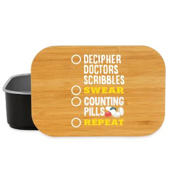 Apotheker Pharmazeutisch-technischer - Lunch Box - Schwarz - Vorne