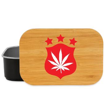 Cannabis - Weed - Legalize - Boîte à goûter - noir - Devant