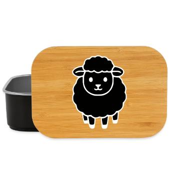 black sheep - Lunch Box - black - Front