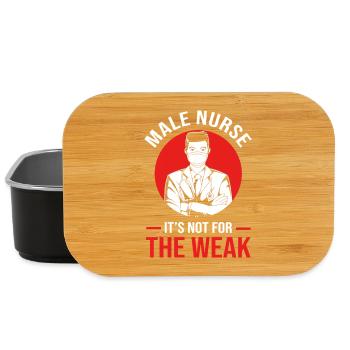 Krankenpfleger Krankenhaus Pfleger Geschenk - Lunch Box - Schwarz - Vorne