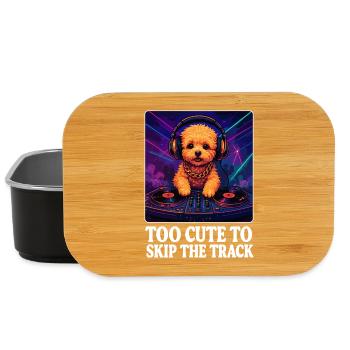 DJ Maltipoo : Trop mignon pour passer la piste - Neon Art - Boîte à goûter - noir - Devant