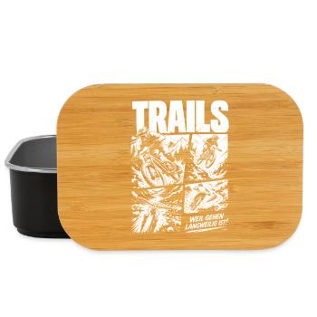 Trails Mountainbike Abenteuer - Lunch Box - Schwarz - Vorne