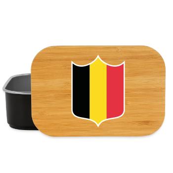 Belgique - Boîte à goûter - noir - Devant