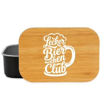 Lecker Bierchen Club - Lunch Box - Schwarz - Vorne
