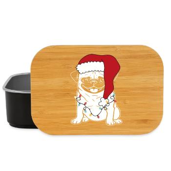 Chien de Noël - Boîte à goûter - noir - Devant