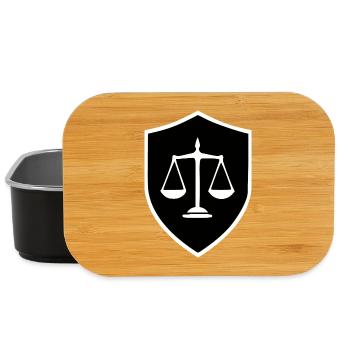 Law Lawyer Libra Lawyer Court Law - Lunch Box - black - Front