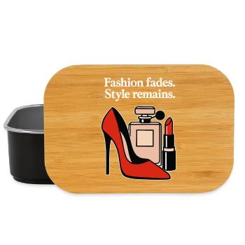Fashion fades. Style remains. - Elegant High Heel  - Lunch Box - Schwarz - Vorne