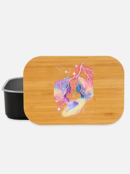 Gemini Woman – Astrology Gift - Lunch Box - black