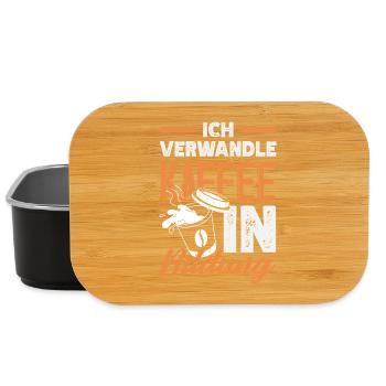 Kaffee In Bildung Lehrer - Lunch Box - Schwarz - Vorne