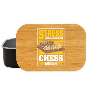 Chess Chess Player Chessboard - Lunch Box - black - Front