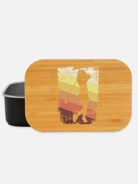 She is a golfer - Lunch Box - black
