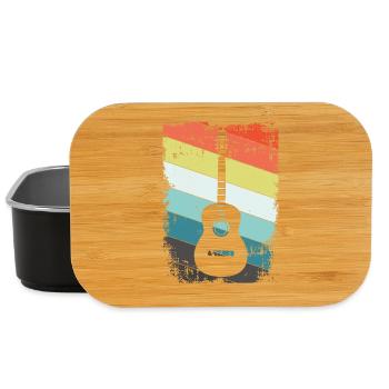 Guitare - Boîte à goûter - noir - Devant