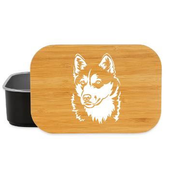 Husky Head "Black Edition" - Lunch Box - black - Front