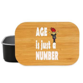 Age is just a number - Lunch Box - black - Front