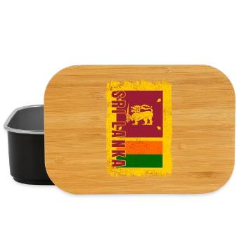 Sri Lanka Flagge - Lunch Box - Schwarz - Vorne