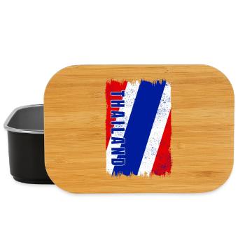 drapeau de la Thaïlande - Boîte à goûter - noir - Devant