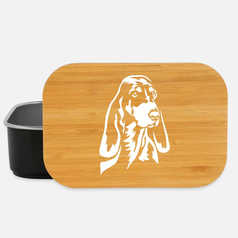 Berner Laufhund Kopf "Black Edition" - Lunch Box - Schwarz