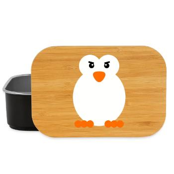 Seabird Animal Penguin Antarctica Zoo Bird - Lunch Box - black - Front