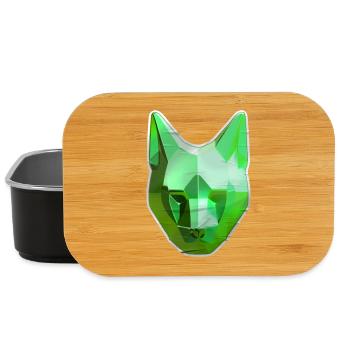 Chat Cristal Vert - Boîte à goûter - noir - Devant