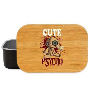 MIGNON MAIS PSYCHO Vaudou - Poupée - Boîte à goûter - noir - Devant