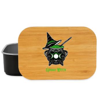 Hexenkessel Hexe Green Witch Kessel - Lunch Box - Schwarz - Vorne