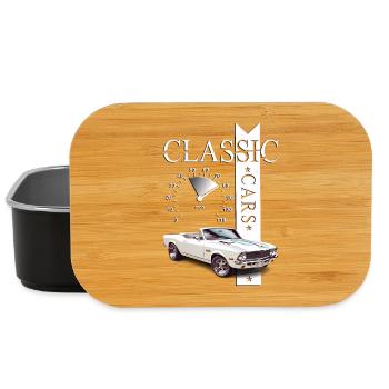Classic Car - Lunch Box - Schwarz - Vorne