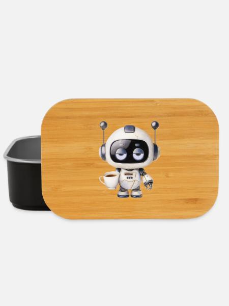 Robot Café - Boîte à goûter - noir