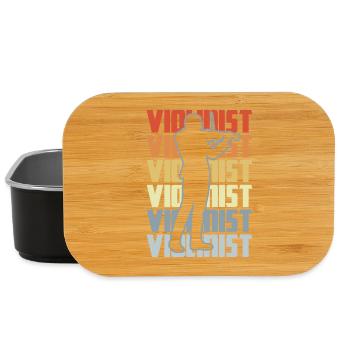 Vintage Violinists - Lunch Box - black - Front