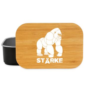 Gorilla-Stärke - Lunch Box - Schwarz - Vorne