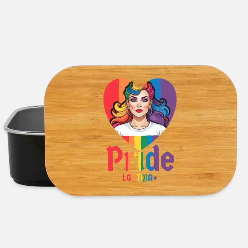 LGBT Stolz - Lunch Box - Schwarz