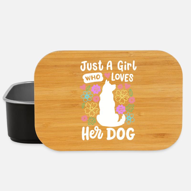 Hundeliebhaber Hundebesitzer - Lunch Box - Schwarz