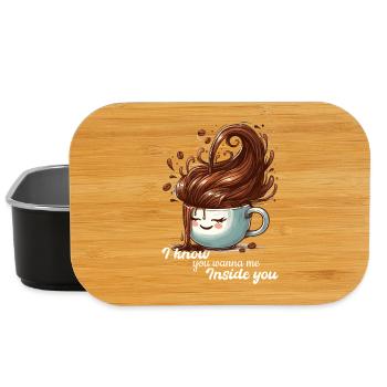 Tasse à café Cadeau drôle - Boîte à goûter - noir - Devant