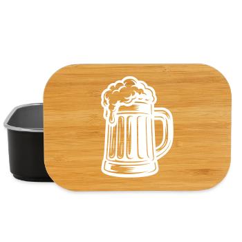 Beer Beer Mug Icon - Lunch Box - black - Front