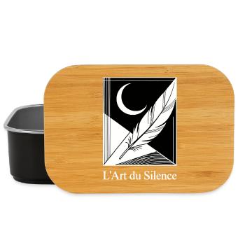 Lune Plume Géométrique - Boîte à goûter - noir - Devant