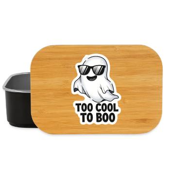 Too Cool To Boo - Cooles Geist - Lunch Box - Schwarz - Vorne