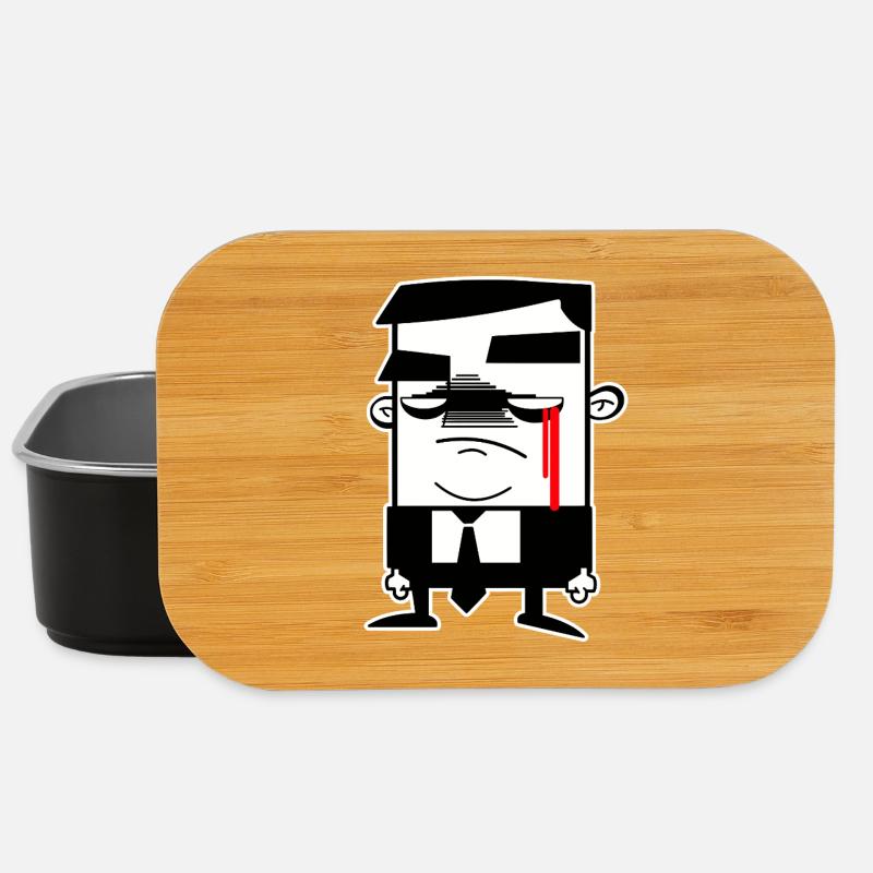 Hombre Grises: Anonym, Freiheit & Protest - Lunch Box - Schwarz