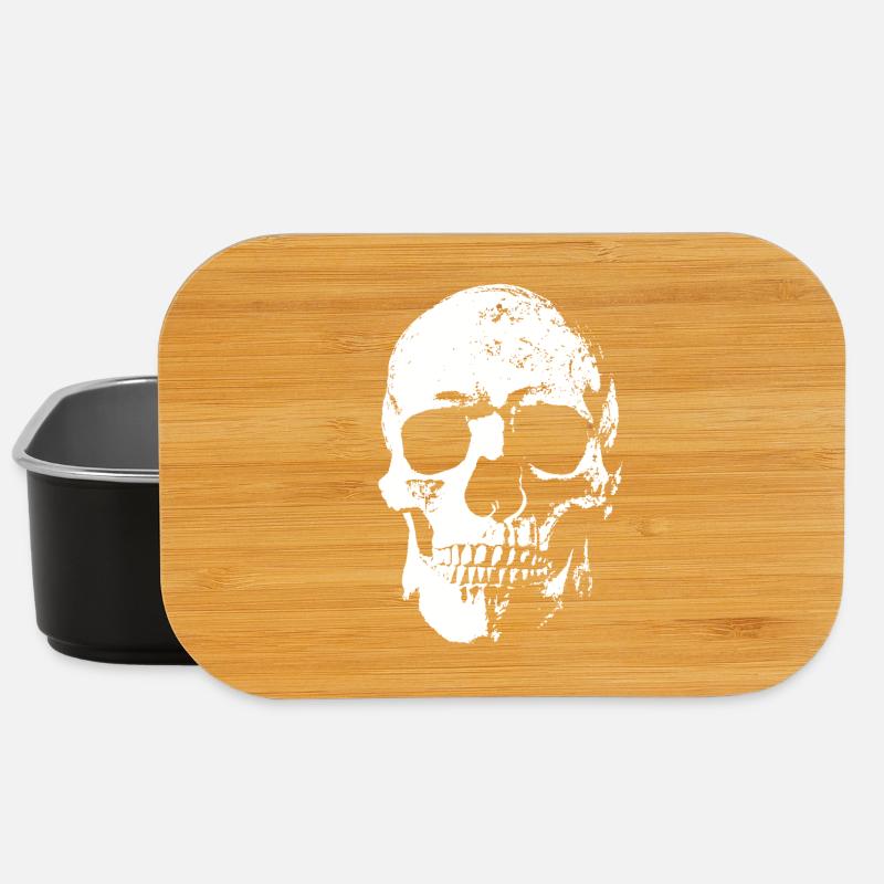 Totenkopf / Crâne - Boîte à goûter - noir