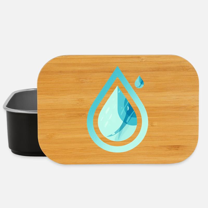 Goutte Pure – Eau Moderne - Boîte à goûter - noir