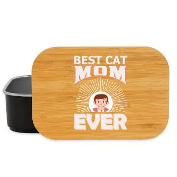 Beste Katzenmama aller Zeiten süßes Katzenliebhaber-Geschenk - Lunch Box - Schwarz - Vorne
