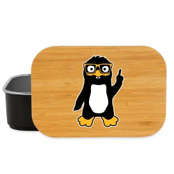 Penguin Geek Lunettes Index Lus Arrogant - Boîte à goûter - noir - Devant