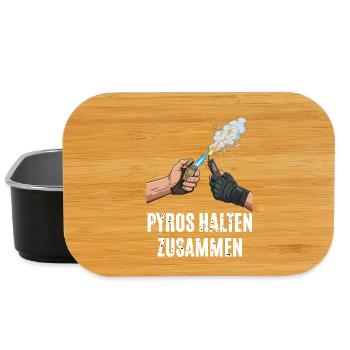 Pyros Halten Zusammen - Lunch Box - Schwarz - Vorne