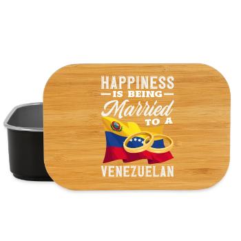 Venezuela Flagge Stolz & Heimat Venezuela - Lunch Box - Schwarz - Vorne