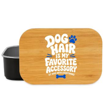 Dog Hair Is My Favorite Accessory - Lunch Box - black - Front