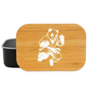 panda_kung_fu- - Lunch Box - Schwarz - Vorne