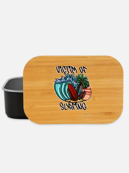 Victime du surf - Boîte à goûter - noir